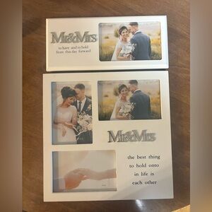 2 Mr & Mrs frames